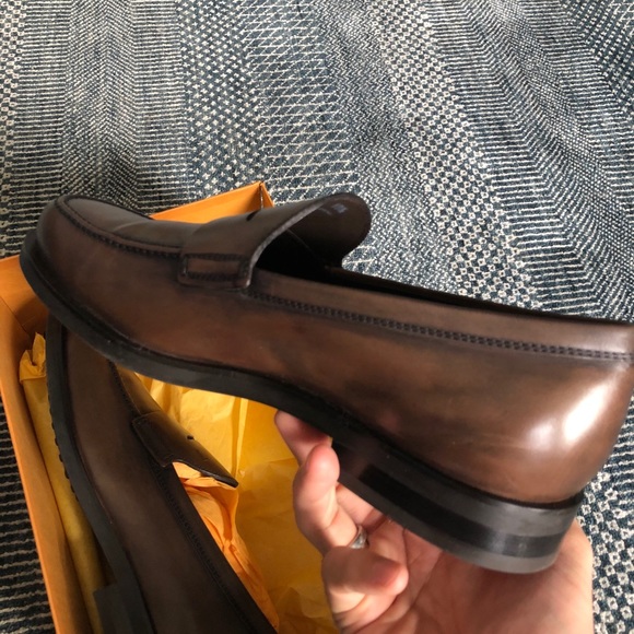 Tod’s brown leather loafers main image 7